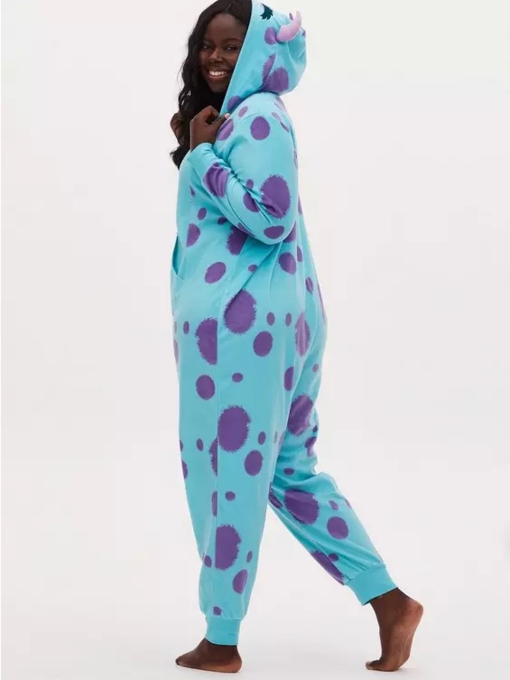 💜 Scaring is Caring! Torrid x Disney Pixar Monsters Inc. Sulley Fleece Onesie 😱 - Picture 3 of 3